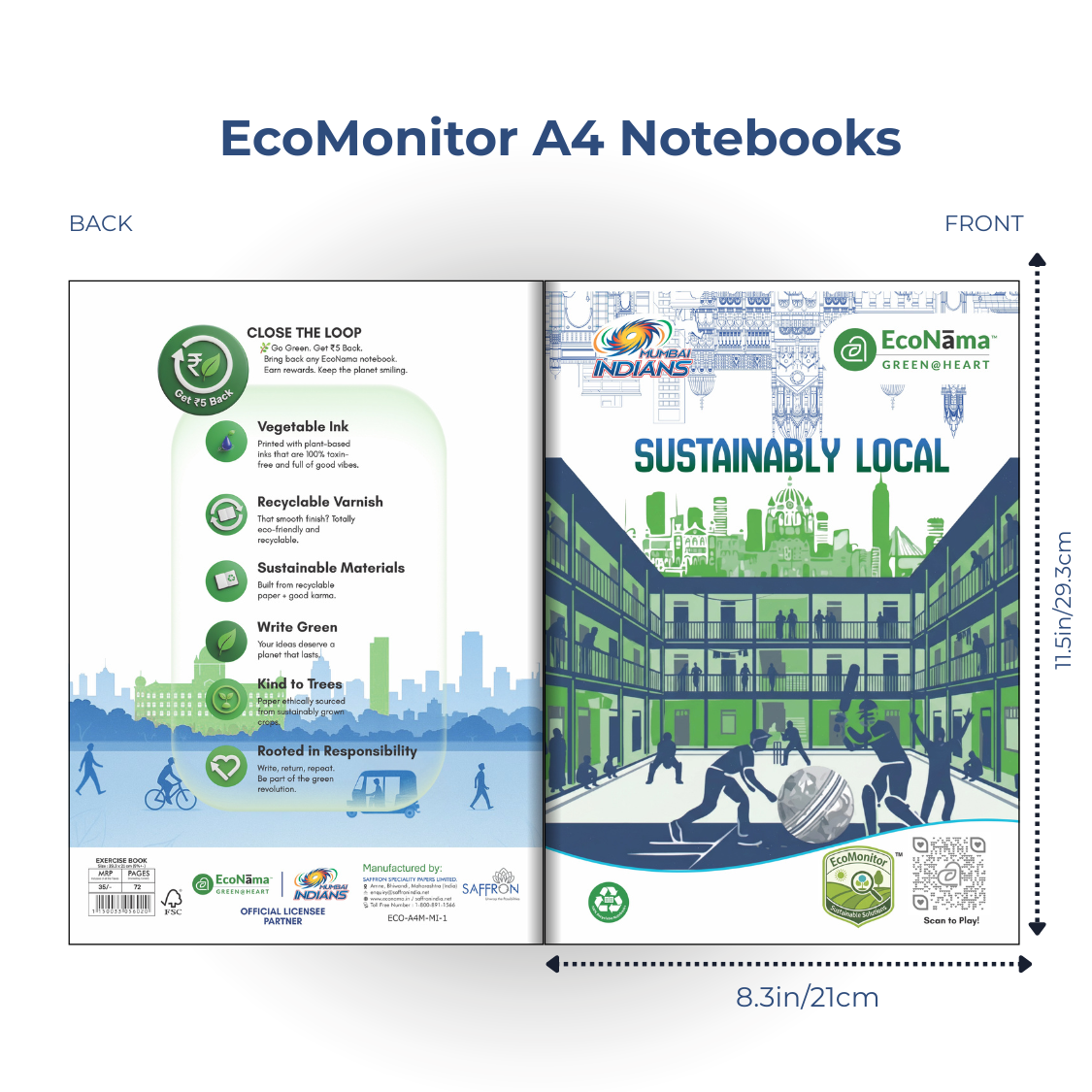 Econama Eco-Monitor Mumbai Indian Series