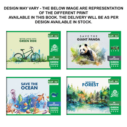 ECONAMA Drawing Book - 4A (Green)