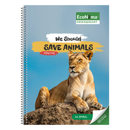 ECONAMA SPIRAL - Three Subject Book